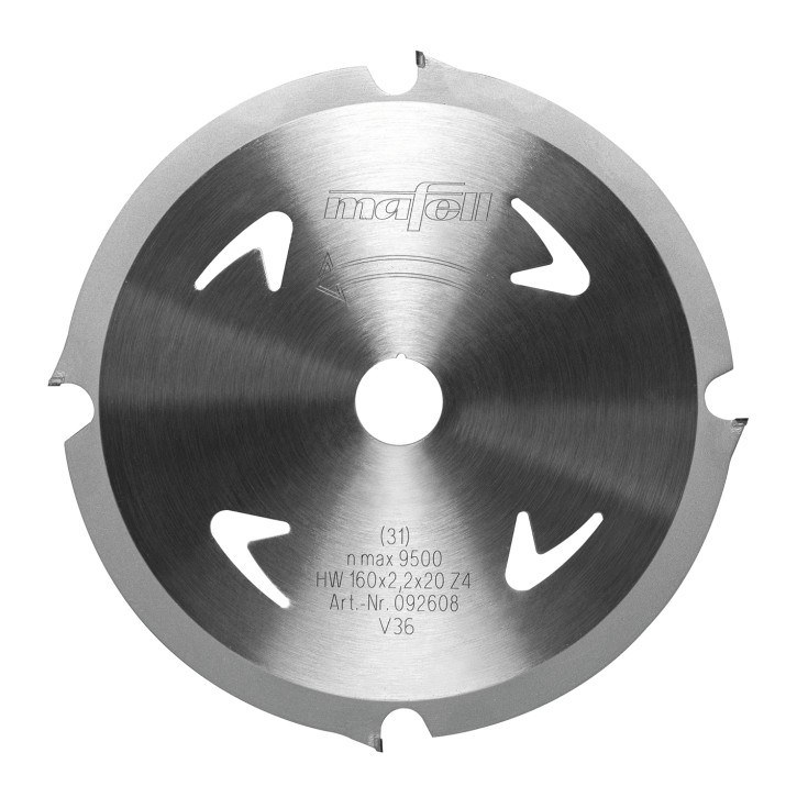 MAFELL HM-Sägeblatt Ø160x1,6/2,2x20 mm, Z 4, FZ