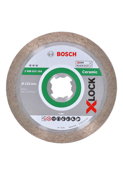 BOSCH X-LOCK Dia-Trennscheibe, 125×22,23 mm