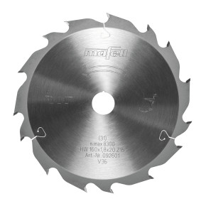 MAFELL HM-Sägeblatt Ø160x1,2/1,8x20 mm, Z 15-5, 2WZ/FZ