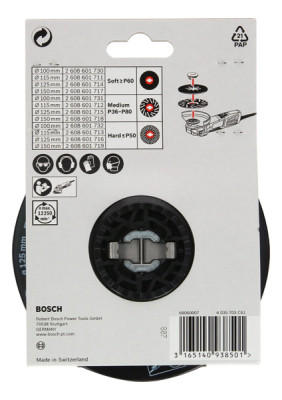 BOSCH X-LOCK Stützteller Ø125mm, soft