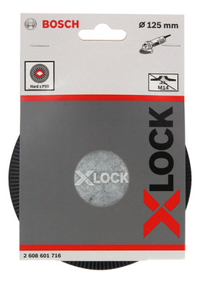 BOSCH X-LOCK Stützteller Ø125mm, hart