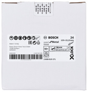 BOSCH X-LOCK Fiberscheibe Ø125 mm K24