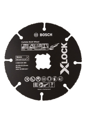 BOSCH X-LOCK Carbide Multiwheel Ø125 mm