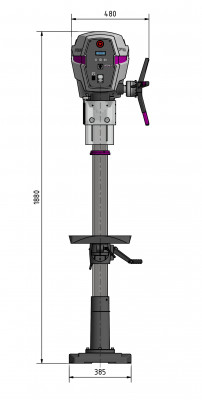 OPTIdrill DP 33 Aktions-Set inkl. Maschinenschraubstock