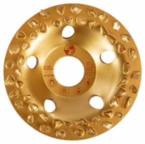 Eibenstock Hartmetall-Frässcheibe grob (gold)